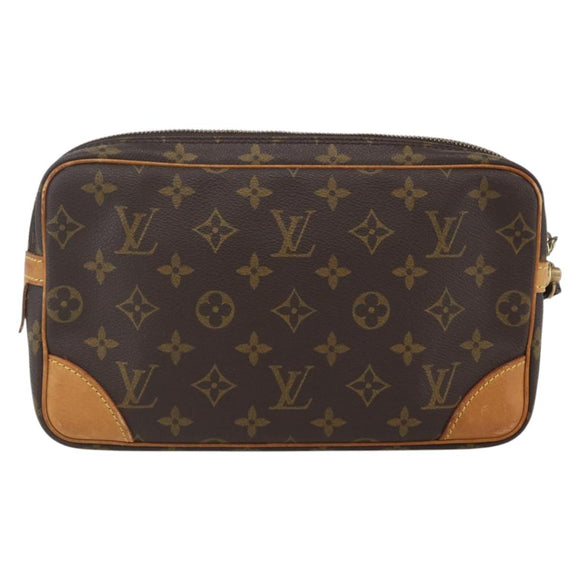 LOUIS VUITTON Monogram Marly Dragonne GM Clutch Bag M51825 LV Auth 158266