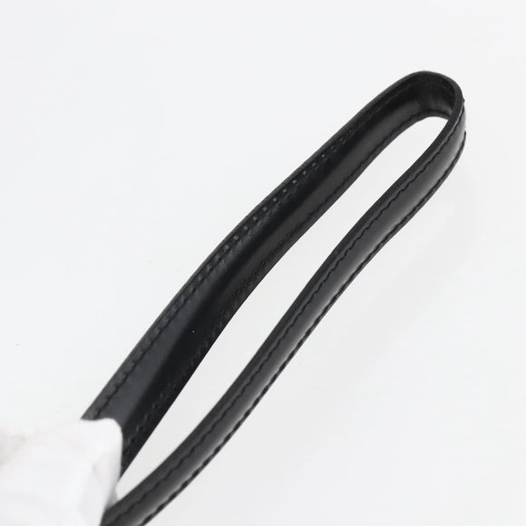 LOUIS VUITTON Epi Serie Dragonne Clutch Bag Black Noir M52612 LV Auth 158267