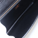 LOUIS VUITTON Epi Serie Dragonne Clutch Bag Black Noir M52612 LV Auth 158267-10