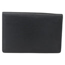 LOUIS VUITTON Epi Serie Dragonne Clutch Bag Black Noir M52612 LV Auth 158267-2