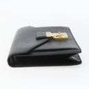 LOUIS VUITTON Epi Serie Dragonne Clutch Bag Black Noir M52612 LV Auth 158267-3