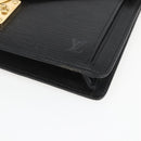 LOUIS VUITTON Epi Serie Dragonne Clutch Bag Black Noir M52612 LV Auth 158267-7