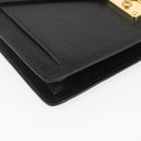 LOUIS VUITTON Epi Serie Dragonne Clutch Bag Black Noir M52612 LV Auth 158267-14