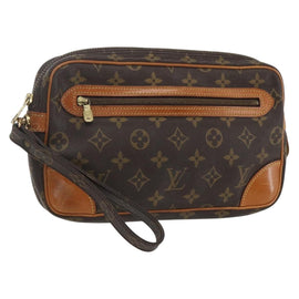 LOUIS VUITTON Monogram Marly Dragonne GM Clutch Bag M51825 LV Auth 158272