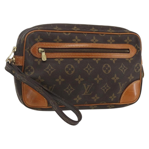 LOUIS VUITTON Monogram Marly Dragonne GM Clutch Bag M51825 LV Auth 158272