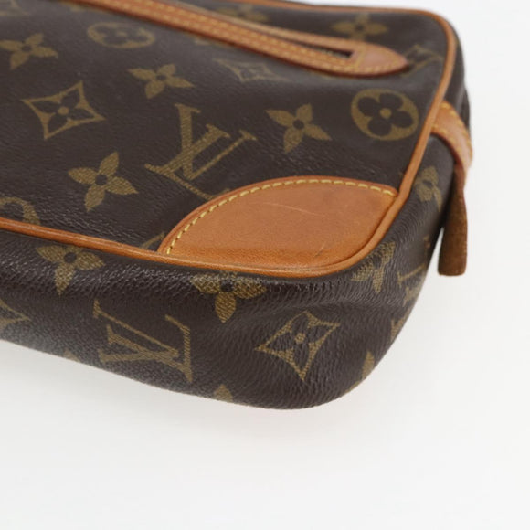LOUIS VUITTON Monogram Marly Dragonne GM Clutch Bag M51825 LV Auth 158272
