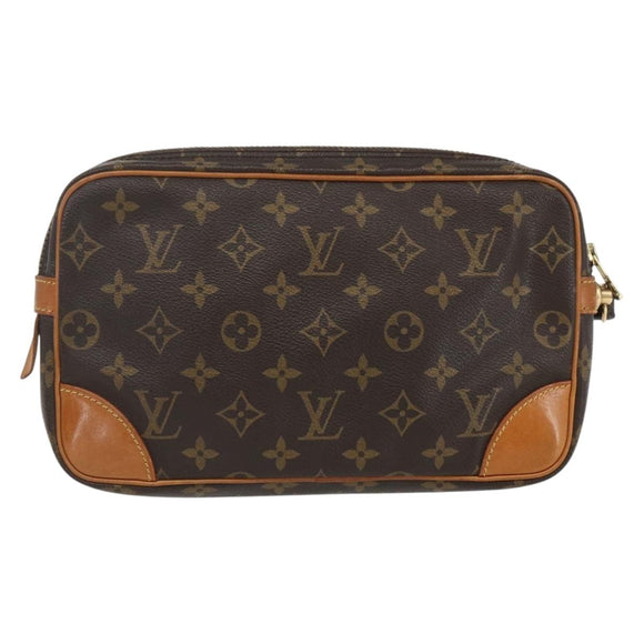 LOUIS VUITTON Monogram Marly Dragonne GM Clutch Bag M51825 LV Auth 158272