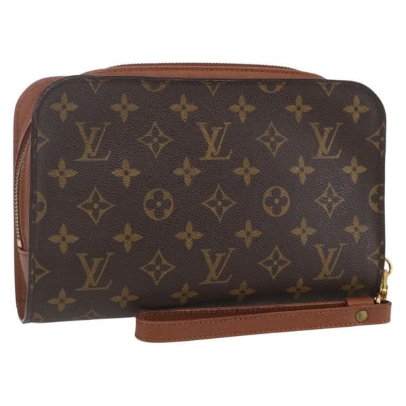 LOUIS VUITTON Monogram Orsay Clutch Bag M51790 LV Auth 158273