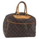 LOUIS VUITTON Monogram Deauville Hand Bag M47270 LV Auth 158275-1