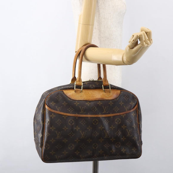 LOUIS VUITTON Monogram Deauville Hand Bag M47270 LV Auth 158275