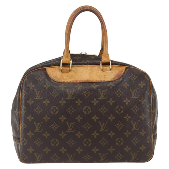 LOUIS VUITTON Monogram Deauville Hand Bag M47270 LV Auth 158275