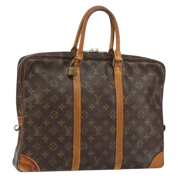 LOUIS VUITTON Monogram Porte Documents Voyage Business Bag M53361 LV Auth 158276