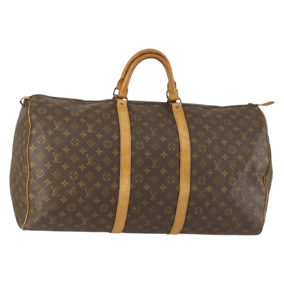 LOUIS VUITTON Monogram Keepall 60 Boston Bag M41422 LV Auth 158288