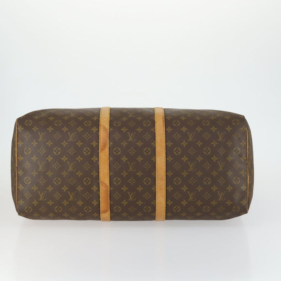 LOUIS VUITTON Monogram Keepall 60 Boston Bag M41422 LV Auth 158288