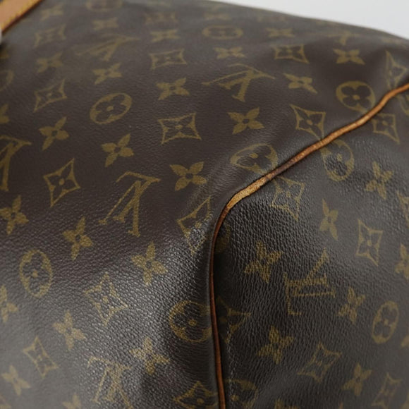 LOUIS VUITTON Monogram Keepall 55 Boston Bag M41424 LV Auth 158289