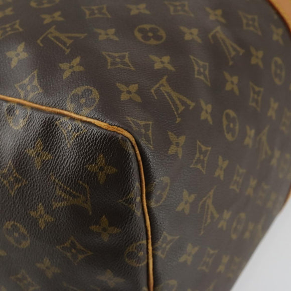 LOUIS VUITTON Monogram Keepall 55 Boston Bag M41424 LV Auth 158289