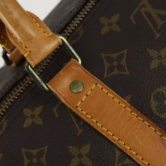LOUIS VUITTON Monogram Keepall 55 Boston Bag M41424 LV Auth 158289