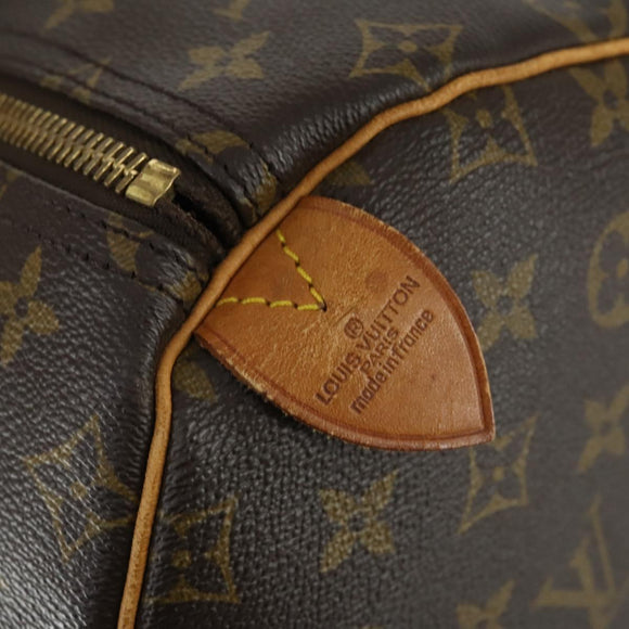 LOUIS VUITTON Monogram Keepall 55 Boston Bag M41424 LV Auth 158289