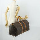 LOUIS VUITTON Monogram Keepall 55 Boston Bag M41424 LV Auth 158289-21