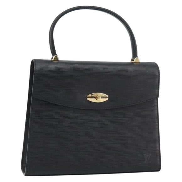 LOUIS VUITTON Epi Malesherbes Hand Bag Black M52372 LV Auth 158324