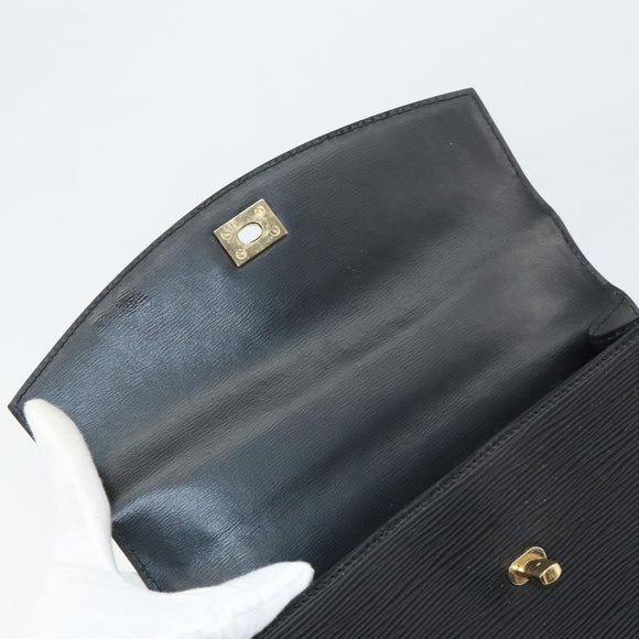 LOUIS VUITTON Epi Malesherbes Hand Bag Black M52372 LV Auth 158324