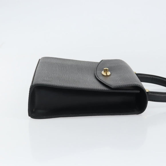 LOUIS VUITTON Epi Malesherbes Hand Bag Black M52372 LV Auth 158324