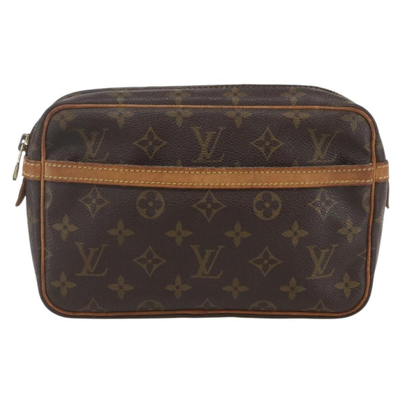 LOUIS VUITTON Monogram Compiegne 23 Clutch Bag M51847 LV Auth 158330