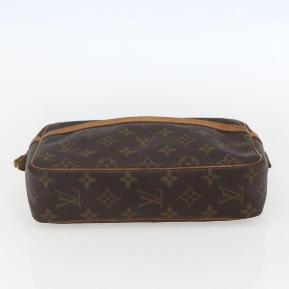 LOUIS VUITTON Monogram Compiegne 23 Clutch Bag M51847 LV Auth 158330