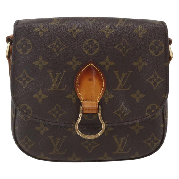 LOUIS VUITTON Monogram Saint Cloud MM Shoulder Bag M51243 LV Auth 158332