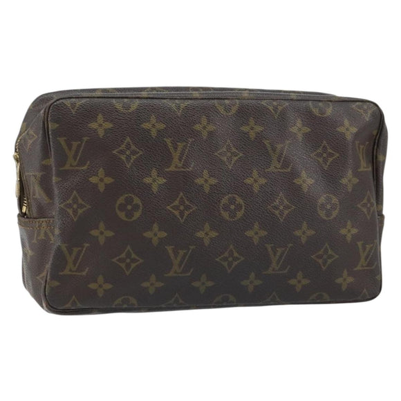 LOUIS VUITTON Monogram Trousse Toilette 28 Clutch Bag M47522 LV Auth 158333