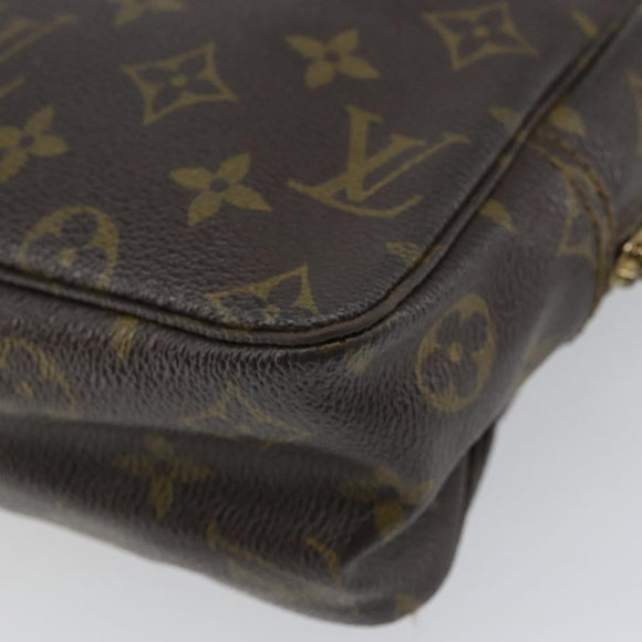 LOUIS VUITTON Monogram Trousse Toilette 28 Clutch Bag M47522 LV Auth 158333