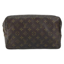 LOUIS VUITTON Monogram Trousse Toilette 28 Clutch Bag M47522 LV Auth 158333-13