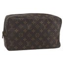 LOUIS VUITTON Monogram Trousse Toilette 28 Clutch Bag M47522 LV Auth 158334-1