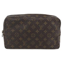 LOUIS VUITTON Monogram Trousse Toilette 28 Clutch Bag M47522 LV Auth 158334-13