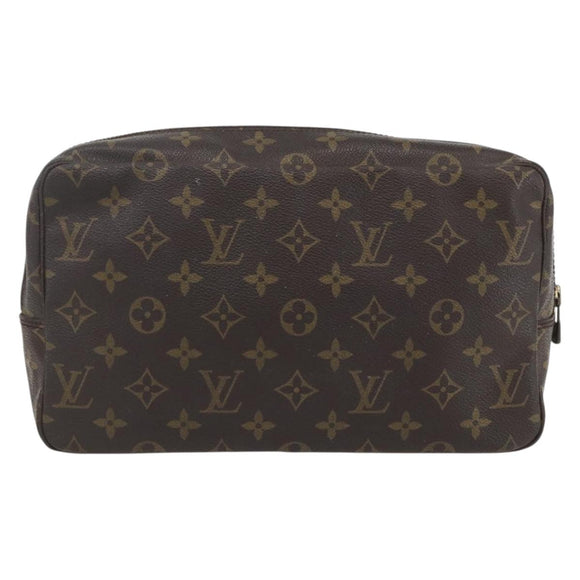 LOUIS VUITTON Monogram Trousse Toilette 28 Clutch Bag M47522 LV Auth 158334