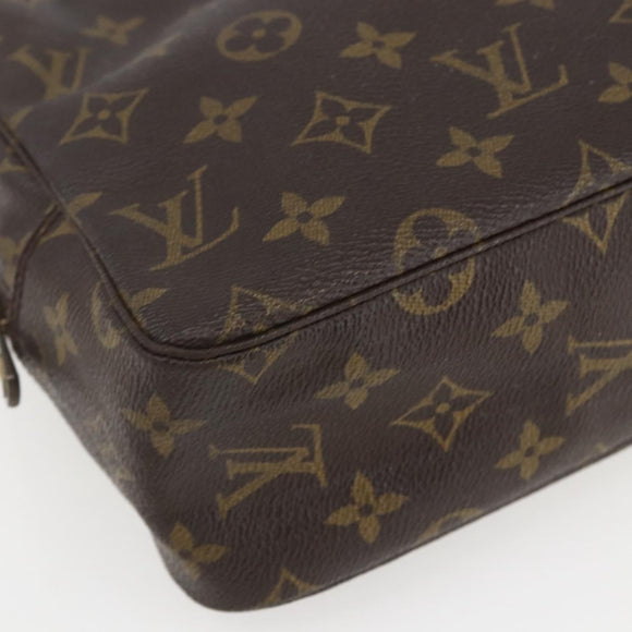 LOUIS VUITTON Monogram Trousse Toilette 28 Clutch Bag M47522 LV Auth 158334