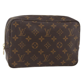 LOUIS VUITTON Monogram Trousse Toilette 23 Clutch Bag M47524 LV Auth 158335