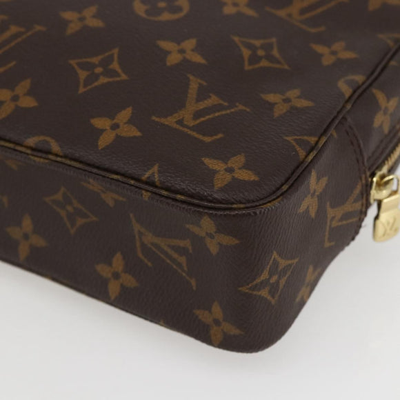LOUIS VUITTON Monogram Trousse Toilette 23 Clutch Bag M47524 LV Auth 158335
