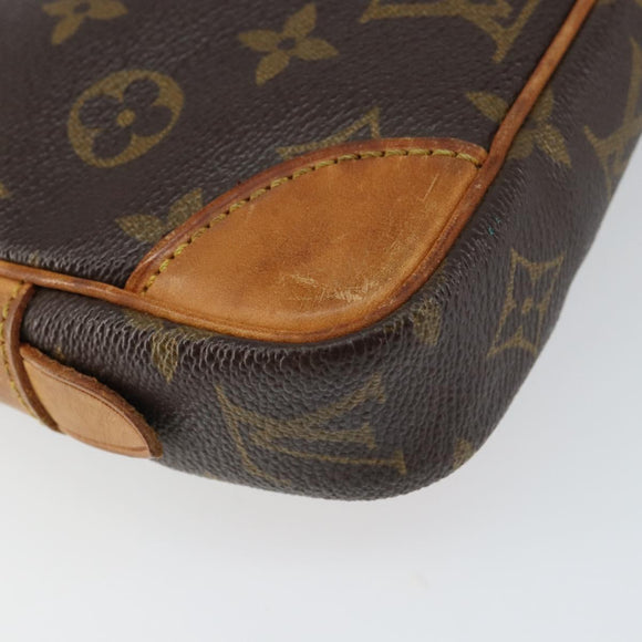 LOUIS VUITTON Monogram Marly Dragonne PM Clutch Bag M51827 LV Auth 158336