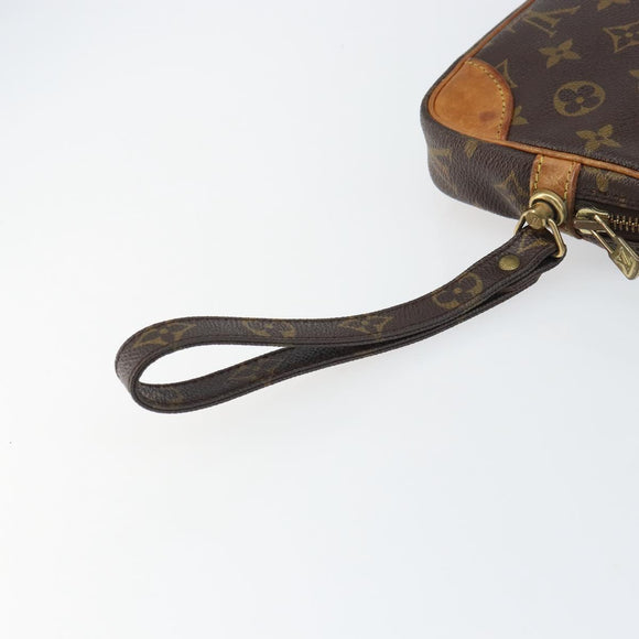 LOUIS VUITTON Monogram Marly Dragonne PM Clutch Bag M51827 LV Auth 158336