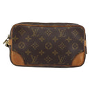 LOUIS VUITTON Monogram Marly Dragonne PM Clutch Bag M51827 LV Auth 158336-2