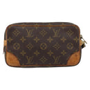 LOUIS VUITTON Monogram Marly Dragonne PM Clutch Bag M51827 LV Auth 158336-3