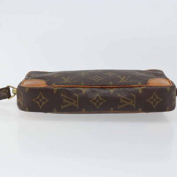 LOUIS VUITTON Monogram Marly Dragonne PM Clutch Bag M51827 LV Auth 158336