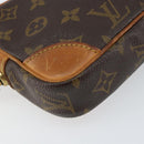 LOUIS VUITTON Monogram Marly Dragonne PM Clutch Bag M51827 LV Auth 158336-9