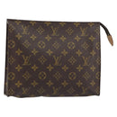 LOUIS VUITTON Monogram Poche Toilette 26 Pouch M47542 LV Auth 158338-1