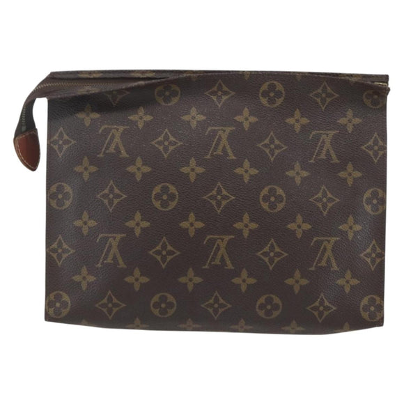 LOUIS VUITTON Monogram Poche Toilette 26 Pouch M47542 LV Auth 158339