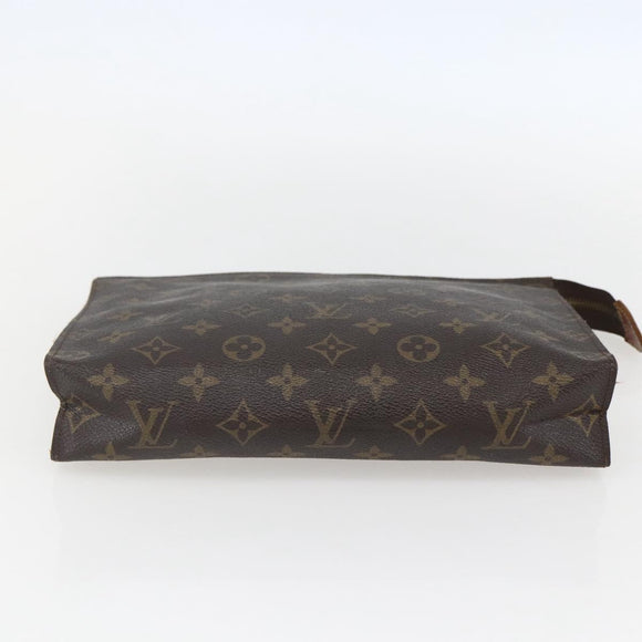 LOUIS VUITTON Monogram Poche Toilette 26 Pouch M47542 LV Auth 158339