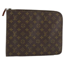LOUIS VUITTON Monogram Posh Documents Clutch Bag M53456 LV Auth 158340-1