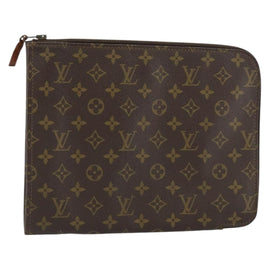 LOUIS VUITTON Monogram Posh Documents Clutch Bag M53456 LV Auth 158340