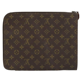 LOUIS VUITTON Monogram Posh Documents Clutch Bag M53456 LV Auth 158340 - 0